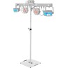EUROLITE Set LED KLS Laser Bar FX-Lichtset weiß + BPS-2 Boxenhochständer weiß (20000920)