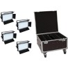 EUROLITE Set 4x LED PLL-480 CW/WW Panel + Case (20000898)
