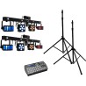 EUROLITE Set 2x LED KLS Laser Bar PRO + Easy Show + 2x M-4 Boxenhochständer (20000868)