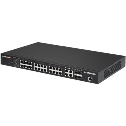 Edimax Pro GS-5424PLC V2 - Switch - Smart - 24 x 10/100/1000 (PoE+) + 4 x Kombi-SFP - an Rack montierbar - PoE+ (400 W)
