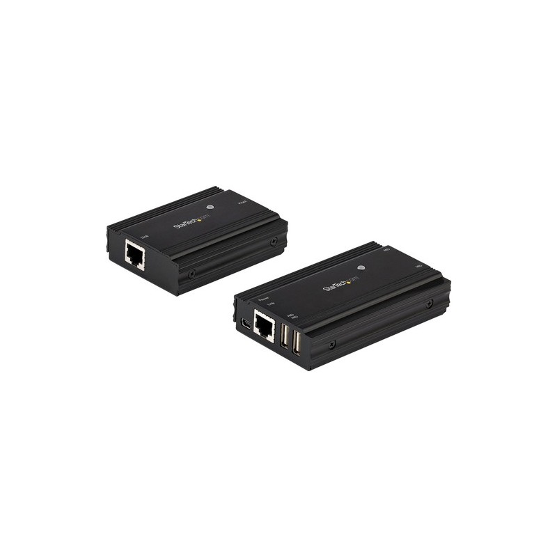 StarTech.com 4 Port USB 2.0 Extender-Hub über ein einzelnes CAT5e/CAT6 Ethernet Kabel (RJ45) - 100 m - USB Extender Hub Adapter