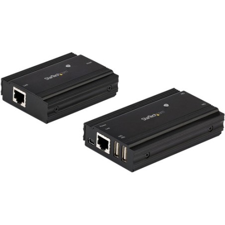 StarTech.com 4 Port USB 2.0 Extender-Hub über ein einzelnes CAT5e/CAT6 Ethernet Kabel (RJ45) - 100 m - USB Extender Hub Adapter