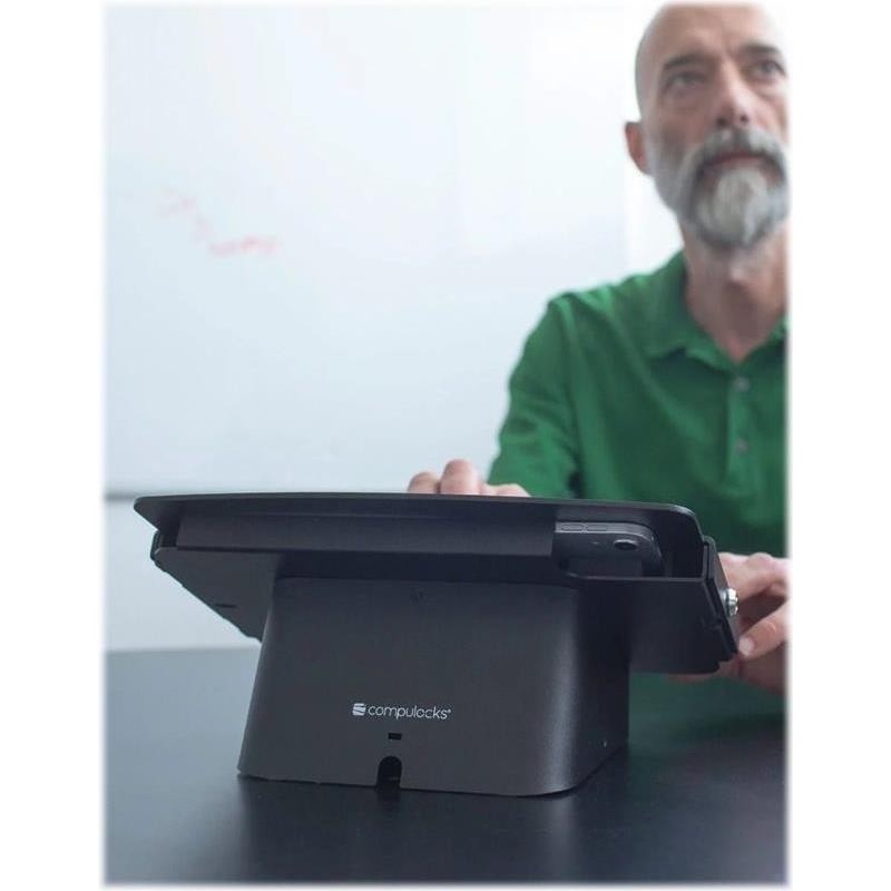 Compulocks Space AV Capsule iPad 10.2" Kiosk - Befestigungskit (Gehäuse, Basis) - für Tablett (25 Betrachtungswinkel) - verri