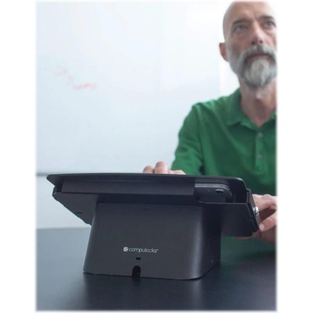Compulocks Space AV Capsule iPad 10.2" Kiosk - Befestigungskit (Gehäuse, Basis) - für Tablett (25 Betrachtungswinkel) - verri