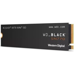 WD WD_BLACK SN770 WDS100T3X0E - SSD - 1TB - intern - M.2 2280 - PCIe 4,0 x4 (NVMe) (WDS100T3X0E)