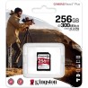Kingston Canvas React Plus - Flash-Speicherkarte - 256GB - Video Class V90 / UHS-II U3 / Class10 - SDXC UHS-II (SDR2/256GB)