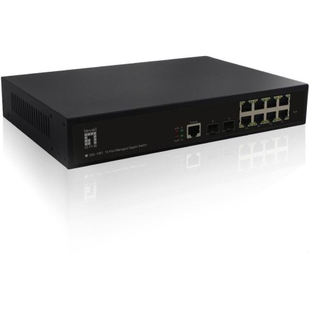 10-Port L2 Managed Gigabit Switch, 2x GE SFP Hersteller: LEVELONE (GEL-1061V2)