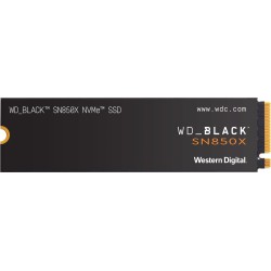 WD_BLACK SN850X NVMe SSD WDBB9G0010BNC - SSD - 1 TB - intern - M.2 2280 - PCIe 4.0 (NVMe) - Schwarz