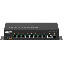 NETGEAR AV Line M4250-9G1F-PoE+ - Switch - L3 - managed - 8 x 10/100/1000 (8 PoE+) + 1 x 10/100/1000 + 1 x Gigabit SFP - Seite-