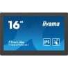 iiyama ProLite T1624MSC-B1, 39,6cm (15.6"), Projected Capacitive, 10 TP, Full HD, USB, Kit (USB), schwarz Touchmonitor (rahmenl