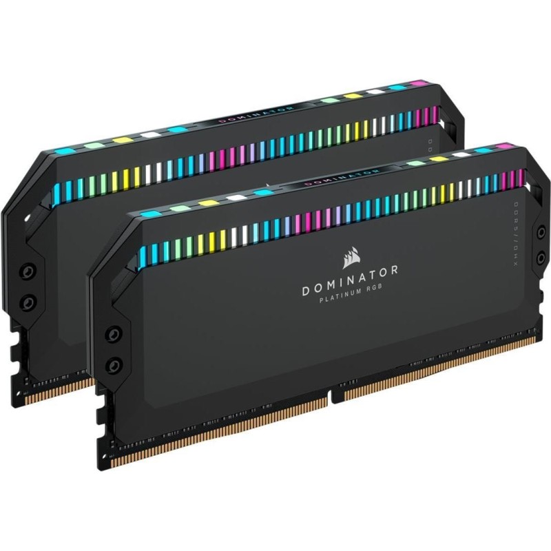 CORSAIR Dominator Platinum RGB - DDR5 - Kit - 64 GB: 2 x 32 GB - DIMM 288-PIN - 5600 MHz / PC5-44800 - CL40 - 1.25 V - Schwarz