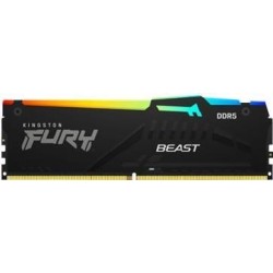 Kingston FURY Beast RGB - DDR5 - Kit - 32 GB: 2 x 16 GB - DIMM 288-PIN - 2800 MHz / PC5-44800 - CL36 - 1.25 V - ungepuffert - o