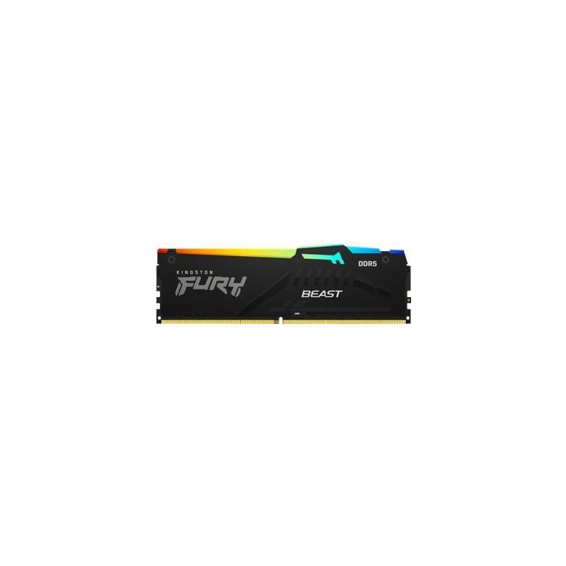 Kingston FURY Beast RGB - DDR5 - Kit - 32 GB: 2 x 16 GB - DIMM 288-PIN - 2800 MHz / PC5-44800 - CL36 - 1.25 V - ungepuffert - o
