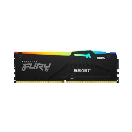 Kingston FURY Beast RGB - DDR5 - Kit - 32 GB: 2 x 16 GB - DIMM 288-PIN - 2800 MHz / PC5-44800 - CL36 - 1.25 V - ungepuffert - o