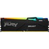 Kingston FURY Beast RGB - DDR5 - Kit - 32 GB: 2 x 16 GB - DIMM 288-PIN - 2800 MHz / PC5-44800 - CL36 - 1.25 V - ungepuffert - o