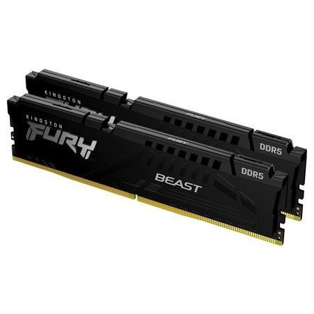 Kingston FURY Beast - DDR5 - Kit - 32 GB: 2 x 16 GB - DIMM 288-PIN - 5600 MHz / PC5-44800 - CL36 - 1.25 V - ungepuffert - on-di
