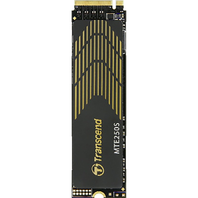Transcend MTE250S - SSD - 2TB - intern - M.2 2280 (doppelseitig) - PCIe 4,0 x4 (NVMe) (TS2TMTE250S)