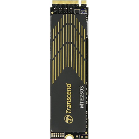 Transcend MTE250S - SSD - 2TB - intern - M.2 2280 (doppelseitig) - PCIe 4,0 x4 (NVMe) (TS2TMTE250S)