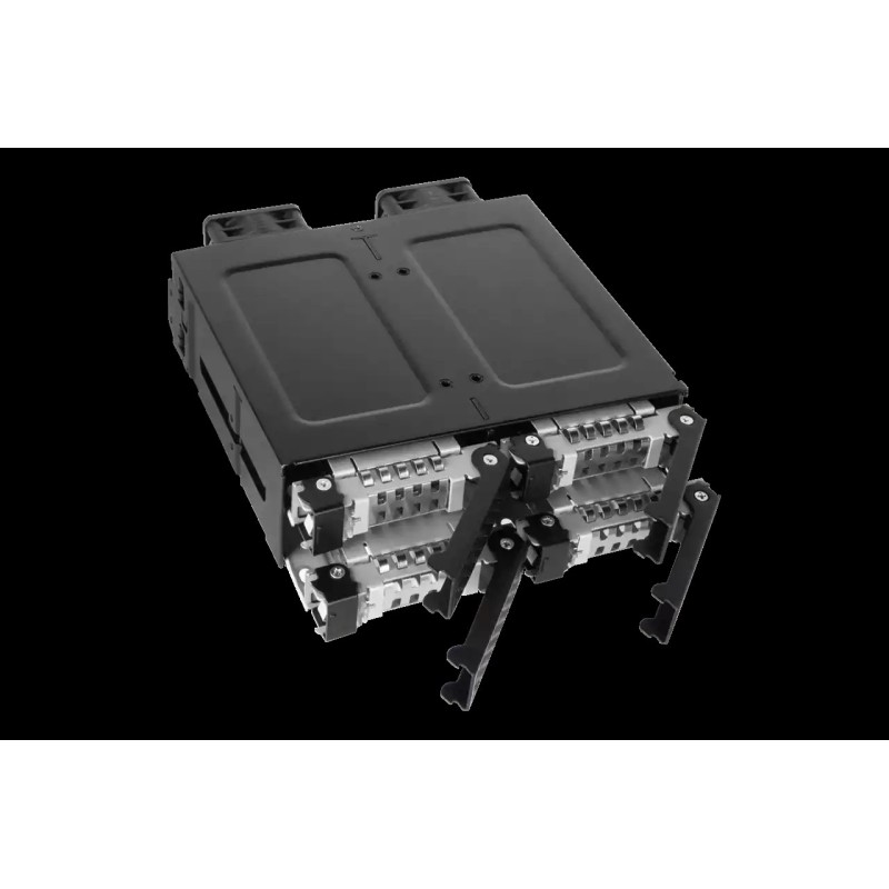 ICY Dock ToughArmor MB699VP-B V3 - Gehäuse für Speicherlaufwerke - 2.5" (6,4 cm) - PCIe 4,0 - U.2, U.3 - Schwarz - für Cremax I