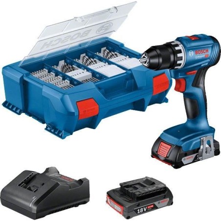 Bosch GSR 18V-45 PROFESSIONAL - Bohrer/Schrauber - schnurlos - 2 Geschwindigkeiten - Bohrfutterschlüssel 13 mm - 45 N m - 2 Akk