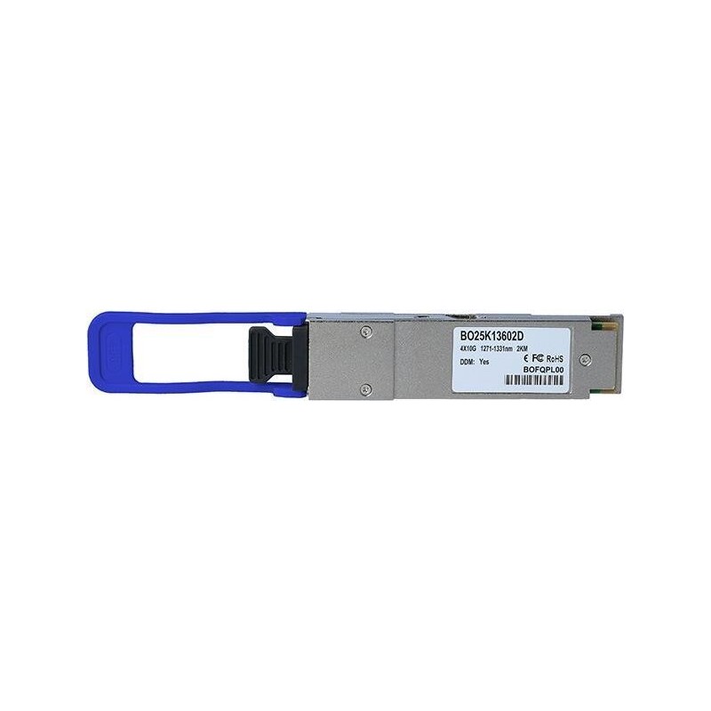 Kompatibler Bittware QSFP-IR4-BI BlueOptics BO25K13602D QSFP Transceiver, LC-Duplex, 40GBASE-LR4L, Singlemode Fiber, 4xWDM, 2KM
