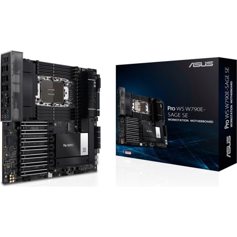 ASUS PRO WS W790E-SAGE SE - Motherboard - SSI EEB - LGA4677 Socket-E - W790 Chipsatz - USB-C 3,2 Gen 2x2, USB 3,2 Gen 2x2, USB-
