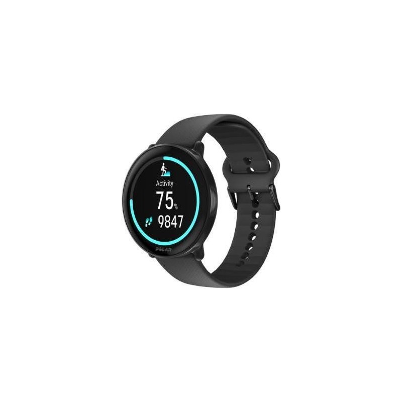 Polar Ignite 3 - Sportuhr mit Band - Silikon - Bandgröße: S/L - Anzeige 3,3 cm (1,28") - 32MB - Bluetooth - 35 g - Night Black
