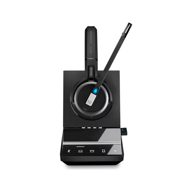 EPOS IMPACT SDW 5066T - Headset-System - On-Ear - DECT - kabellos, kabelgebunden - Schwarz - Zertifiziert für Microsoft Teams,
