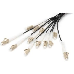 DIGITUS - Kabelpeitsche - LC/UPC Multi-Modus (S) zu LC/UPC Multi-Modus (S) - 100,0m - Glasfaser - 50/125 Mikrometer - OM4 - hal