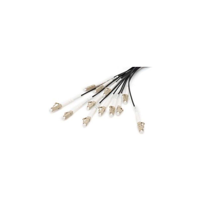 DIGITUS - Kabelpeitsche - LC/UPC Multi-Modus (S) zu LC/UPC Multi-Modus (S) - 100,0m - Glasfaser - 50/125 Mikrometer - OM4 - hal