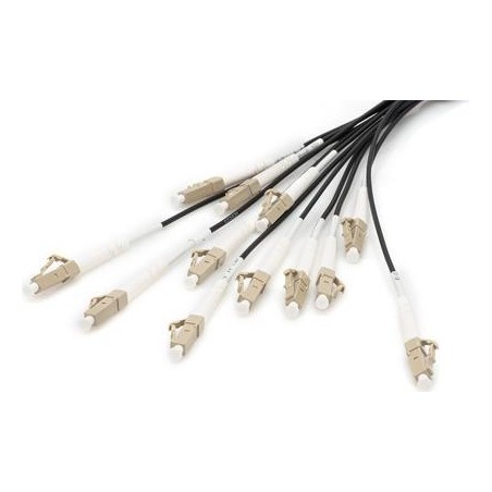 DIGITUS - Kabelpeitsche - LC/UPC Multi-Modus (S) zu LC/UPC Multi-Modus (S) - 100,0m - Glasfaser - 50/125 Mikrometer - OM4 - hal