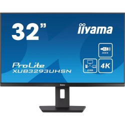 Iiyama LED-Monitor XUB3293UHSN-B5 - 80 cm (31.5") - 3840 x 2160 4K Ultra HD - schwarz Energieklasse G (XUB3293UHSN-B5)