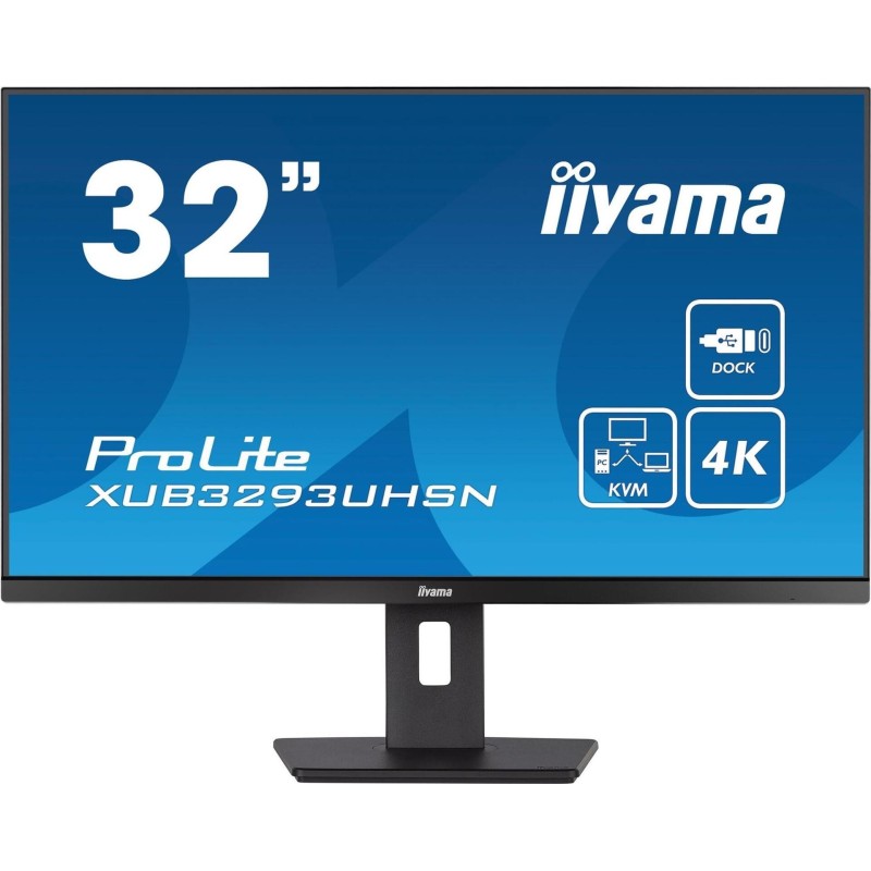 Iiyama LED-Monitor XUB3293UHSN-B5 - 80 cm (31.5") - 3840 x 2160 4K Ultra HD - schwarz Energieklasse G (XUB3293UHSN-B5)