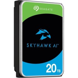 Seagate SkyHawk AI ST20000VE003 - Festplatte - 20TB - intern - 3,5" (8,9 cm) - SATA 6Gb/s - Puffer: 512MB - mit 3 Jahre Seagate