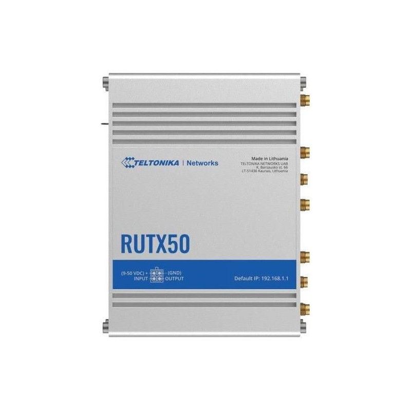 Teltonika RUTX50 Industrial 5G Cellular (UK Version) (RUTX50000100)