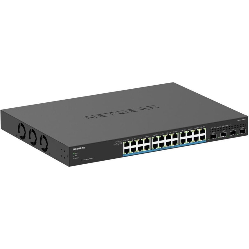 NETGEAR Smart MS324TXUP - Switch - 2+/L3 Lite - Smart - 24 x 100/1000/2,5G (PoE++) + 4 x 10 Gigabit SFP+ (Uplink) - an Rack mon