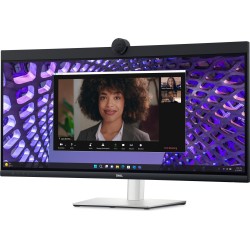 Dell P3424WEB - LED-Monitor - gebogen - 86.4 cm (34") (34.14" sichtbar) - 3440 x 1440 UWQHD @ 60 Hz - IPS - 300 cd/m² - 1000:1