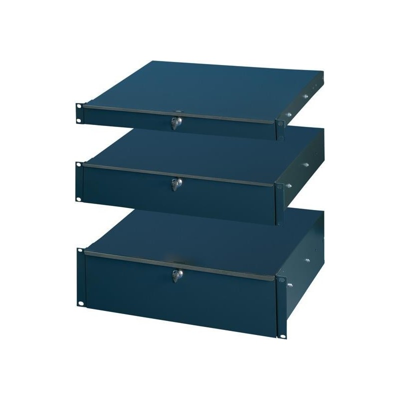 SCHROFF 19"DRAWER 2U RAL7021 - Rack-Zubehör (20110181)