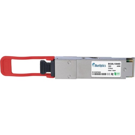 Kompatibler Huawei QSFP-100G-ER4 BlueOptics BO28L13640D QSFP28 Transceiver, LC-Duplex, 100GBASE-ER4, Singlemode Fiber, internes