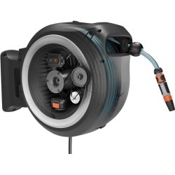 GARDENA Power Roll XL 18642-20 35 m 1 St. Grau-Weiß Akku-Wand-Schlauchbox (18642-20)