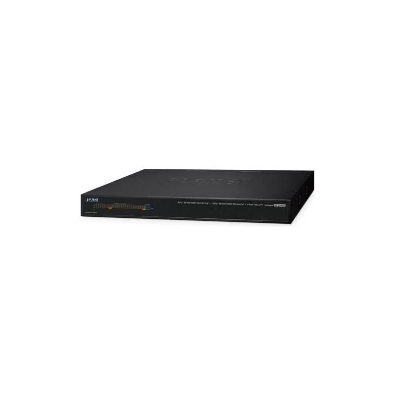 PLANET AVS-4210-24HP4X Netzwerk-Switch Managed L2/L4 10G Ethernet (100/1000/10000) Power over Ethernet (PoE) 1U Schwarz (AVS-42