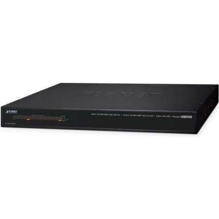 PLANET AVS-4210-24HP4X Netzwerk-Switch Managed L2/L4 10G Ethernet (100/1000/10000) Power over Ethernet (PoE) 1U Schwarz (AVS-42