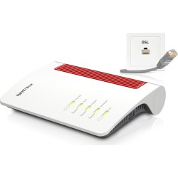 FRITZ Box 20003057 WLAN-Router 2.5 Gigabit Ethernet Dual-Band (2,4 GHz/5 GHz) Weiß (20003057)