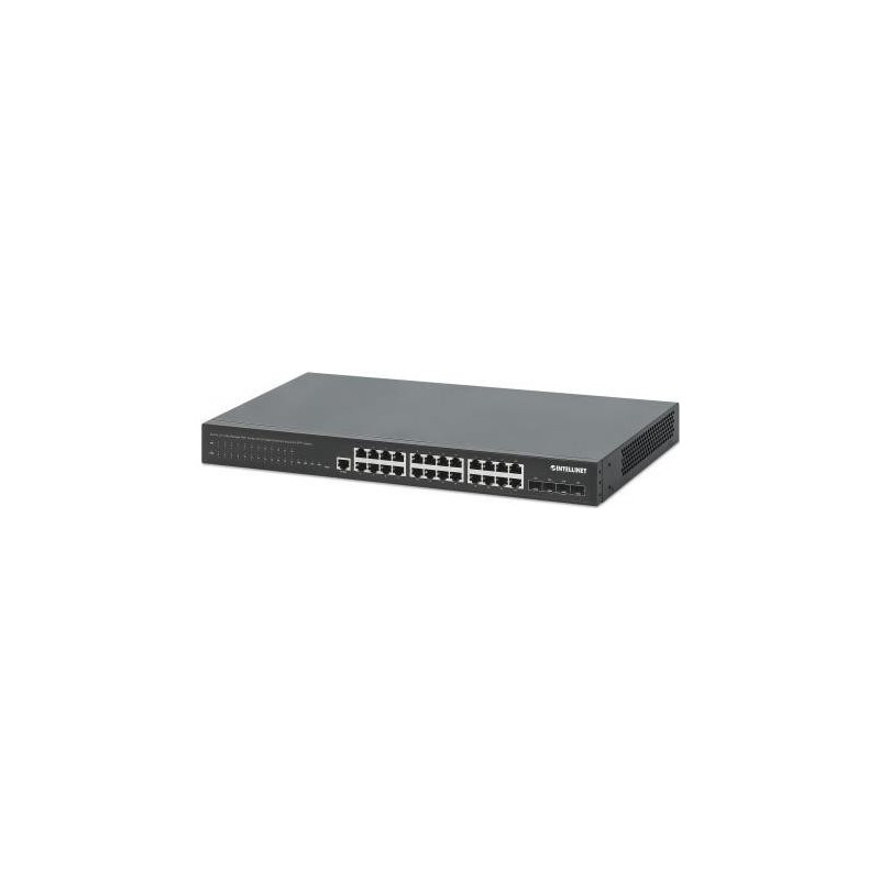 Intellinet 28-P PoE+ Managed Switch 4x10GbE 450W - Switch - Power over Ethernet (561846)
