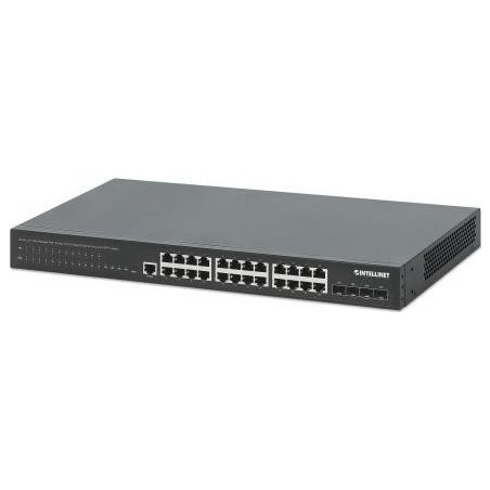 Intellinet 28-P PoE+ Managed Switch 4x10GbE 450W - Switch - Power over Ethernet (561846)