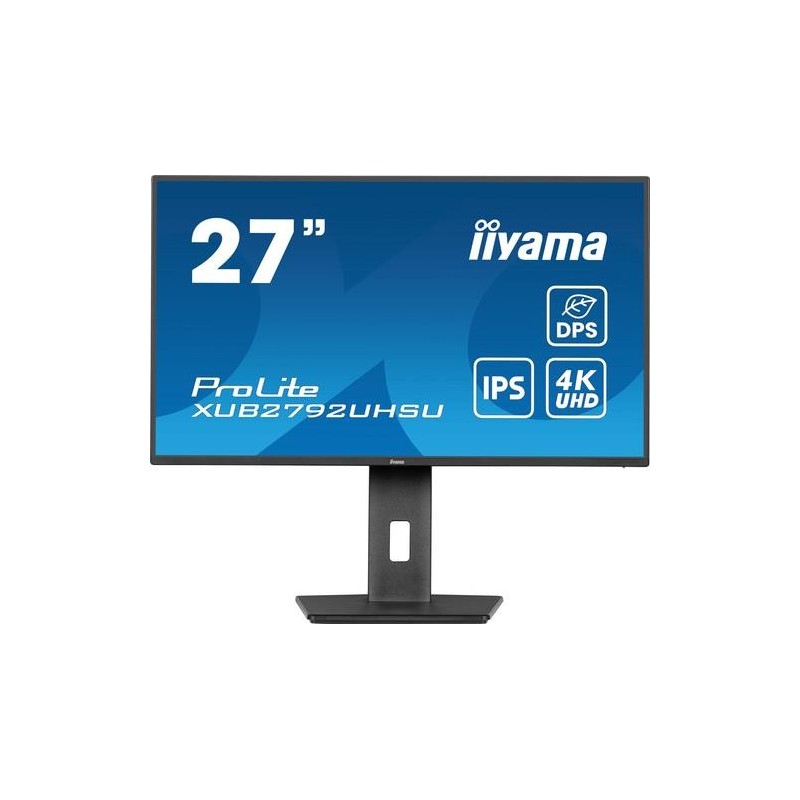 Iiyama TFT XUB2792UHSU 68.4cm (27'') Flachbildschirm (TFT/LCD) - 3840x2160 -HDMI - DP - 3xUSB (XUB2792UHSU-B6)