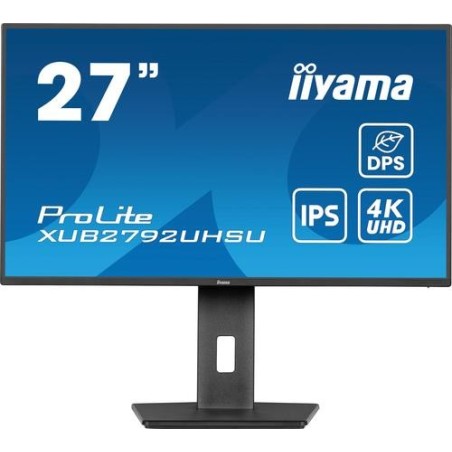 Iiyama TFT XUB2792UHSU 68.4cm (27'') Flachbildschirm (TFT/LCD) - 3840x2160 -HDMI - DP - 3xUSB (XUB2792UHSU-B6)