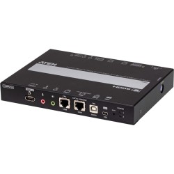 ATEN CN9850 - KVM-Switch - Fernzugriff über einen einzelnen Port, 4K, HDMI - 4 x KVM port(s) - 1 lokaler Benutzer - an Rack mon