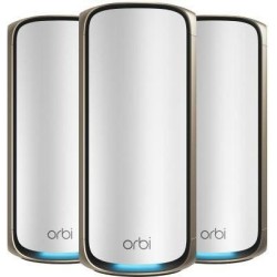 NETGEAR Orbi 970 Series RBE973S - WLAN-System - (Router, 2 Extender) - Netz 10GbE, 2,5GbE, Wi-Fi 7 Quad-Band (RBE973S-100EUS)