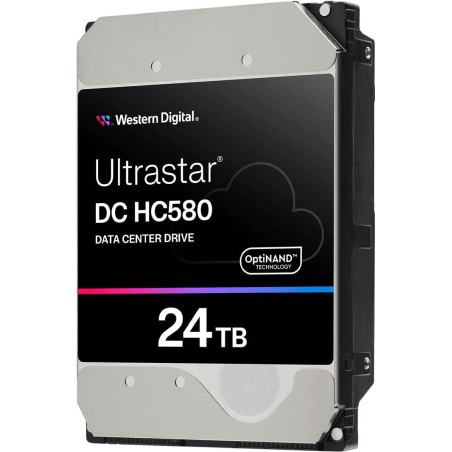 WD Ultrastar DC HC580 WUH722424AL5204 - Festplatte - Datencenter - 24TB - intern - 3,5" (8,9 cm) - SAS 12Gb/s - 7200 rpm - Puff